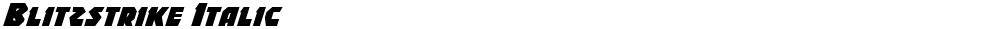 Blitzstrike Italic