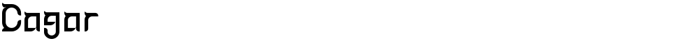 Cagar