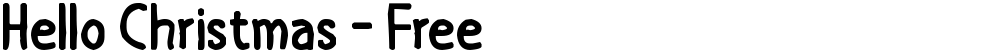 Hello Christmas - Free