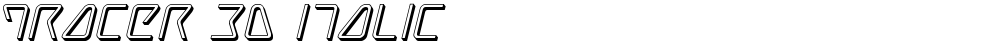 Tracer 3D Italic