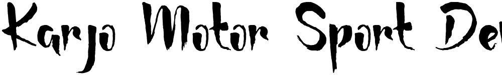 Karjo Motor Sport Demo