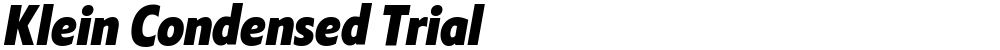 Klein Condensed Trial