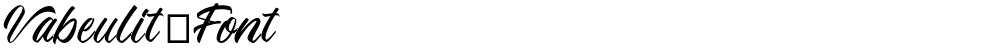 Vabeulit Font
