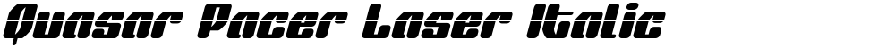 Quasar Pacer Laser Italic