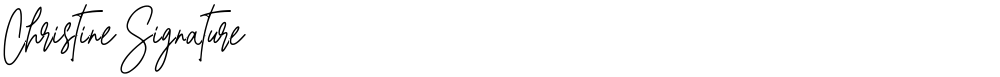 Christine Signature
