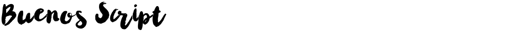 Buenos Script