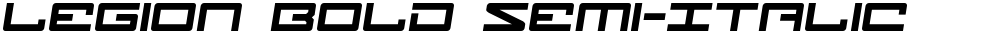 Legion Bold Semi-Italic
