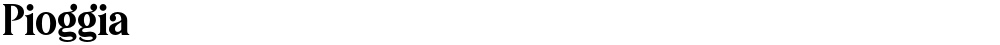 Pioggia