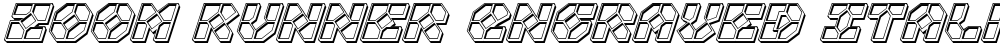 Zoom Runner Engraved Italic