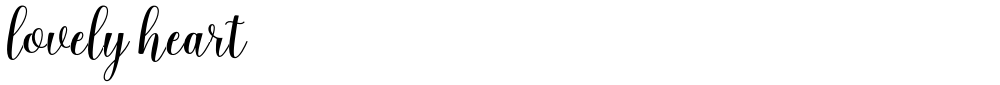 lovely heart