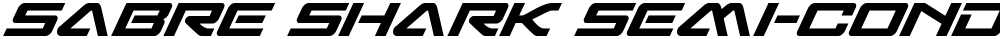 Sabre Shark Semi-Condensed