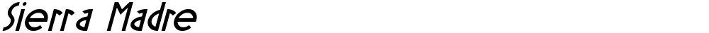 Sierra Madre