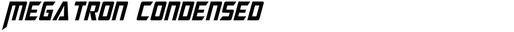 Megatron Condensed
