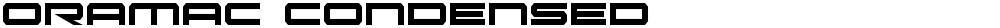 Oramac Condensed