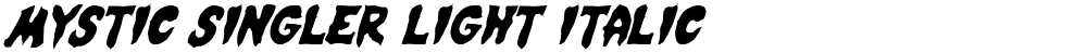 Mystic Singler Light Italic