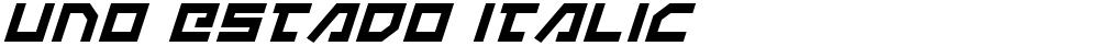 Uno Estado Italic
