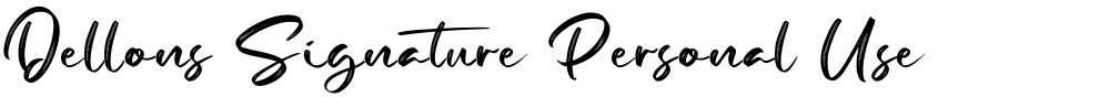 Dellons Signature Personal Use