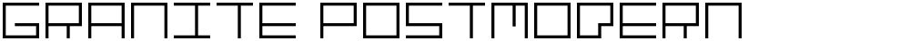 Granite Postmodern