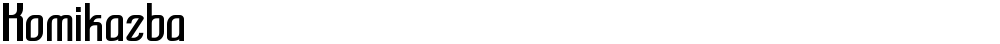 Komikazba
