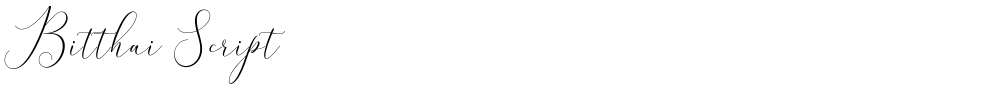 Bitthai Script