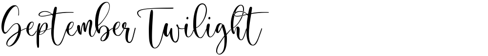 September Twilight