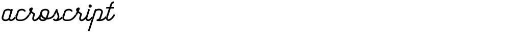 acroscript