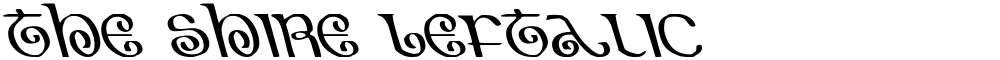 The Shire Leftalic