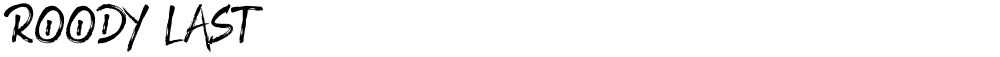 ROODY LAST