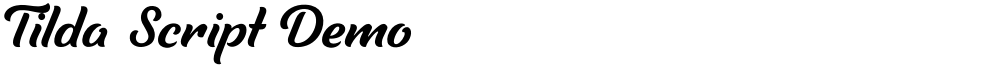 Tilda Script Demo