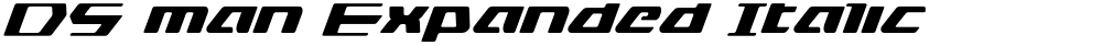 DS man Expanded Italic