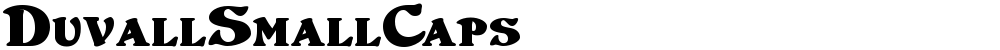DuvallSmallCaps