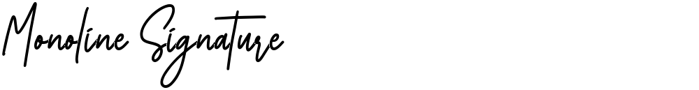 Monoline Signature