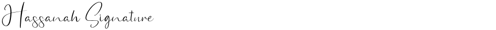 Hassanah Signature