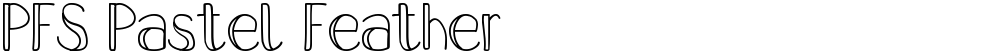 PFS Pastel Feather