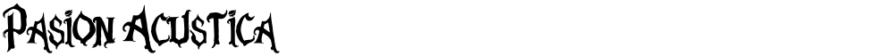 Pasion Acustica