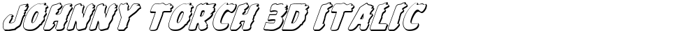 Johnny Torch 3D Italic