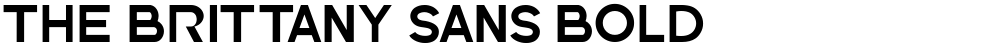 The Brittany Sans Bold