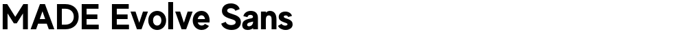 MADE Evolve Sans