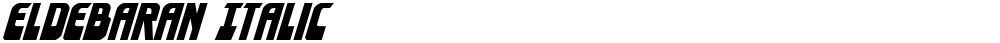 Eldebaran Italic