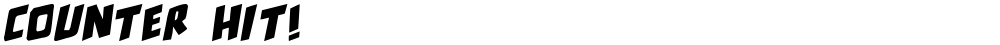 counter hit!