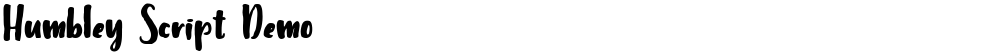 Humbley Script Demo