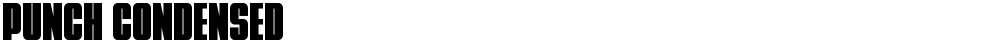 Punch Condensed