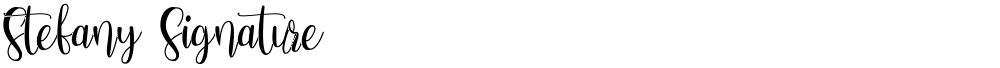 Stefany Signature