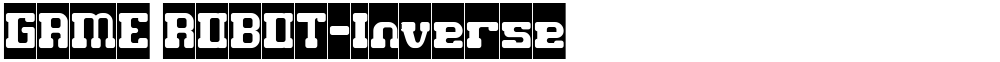GAME ROBOT-Inverse