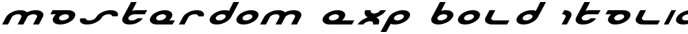 Masterdom Exp Bold Italic
