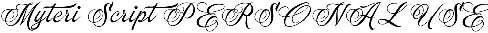 Myteri Script PERSONAL USE ONLY