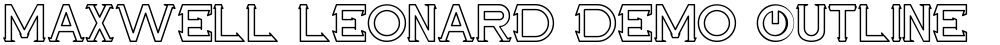Maxwell Leonard Demo Outline