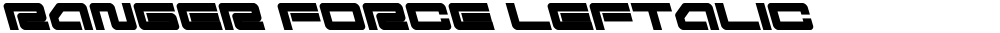 Ranger Force Leftalic