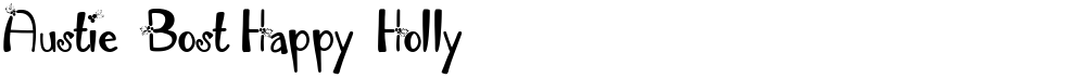 Austie Bost Happy Holly