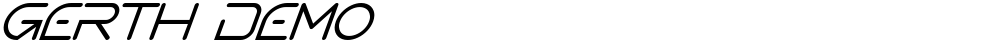 Gerth Demo